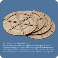 Organizer Insert Barrage - 4 construction wheels set The Dicetroyers