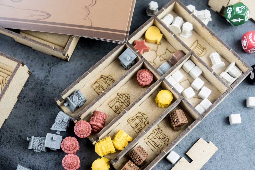 Organizer for Tapestry board game The Dicetroyers