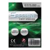 Sapphire card sleeves Green Card game 63.5x88mm 60 micron