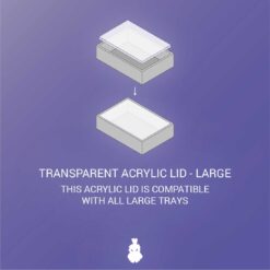 The Puzzle Transparent Acrylic Lid Large The Dicetroyers