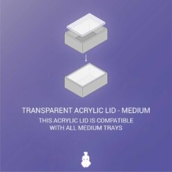 The Puzzle Transparent Acrylic Lid Medium The Dicetroyers
