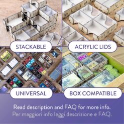 The Puzzle Itch Large universal organizer tray system for small sized cards big tokens or tiles The Dicetroyers