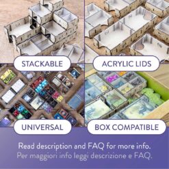 The Puzzle Scratch Long universal organizer tray system for standard sized cards The Dicetroyers