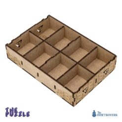 The Puzzle Trinity Large universal organizer tray system for tokens meeples and other small sized pieces The Dicetroyers