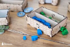 The Puzzle Trinity Medium universal organizer tray system for tokens meeples and other small sized pieces The Dicetroyers
