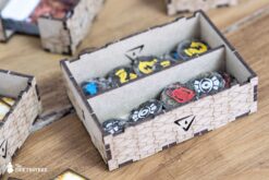 The Puzzle Trinity Medium universal organizer tray system for tokens meeples and other small sized pieces The Dicetroyers