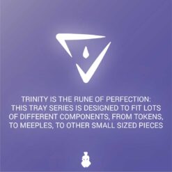 The Puzzle Trinity Small universal organizer tray system for tokens meeples and other small sized pieces The Dicetroyers