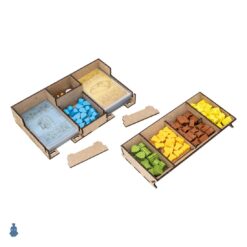 Board Game Insert Organizer Beer and Bread The Dicetroyers