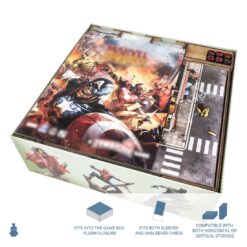 Board Game Insert Organizer Marvel Zombies A Zombicide Game The Dicetroyers