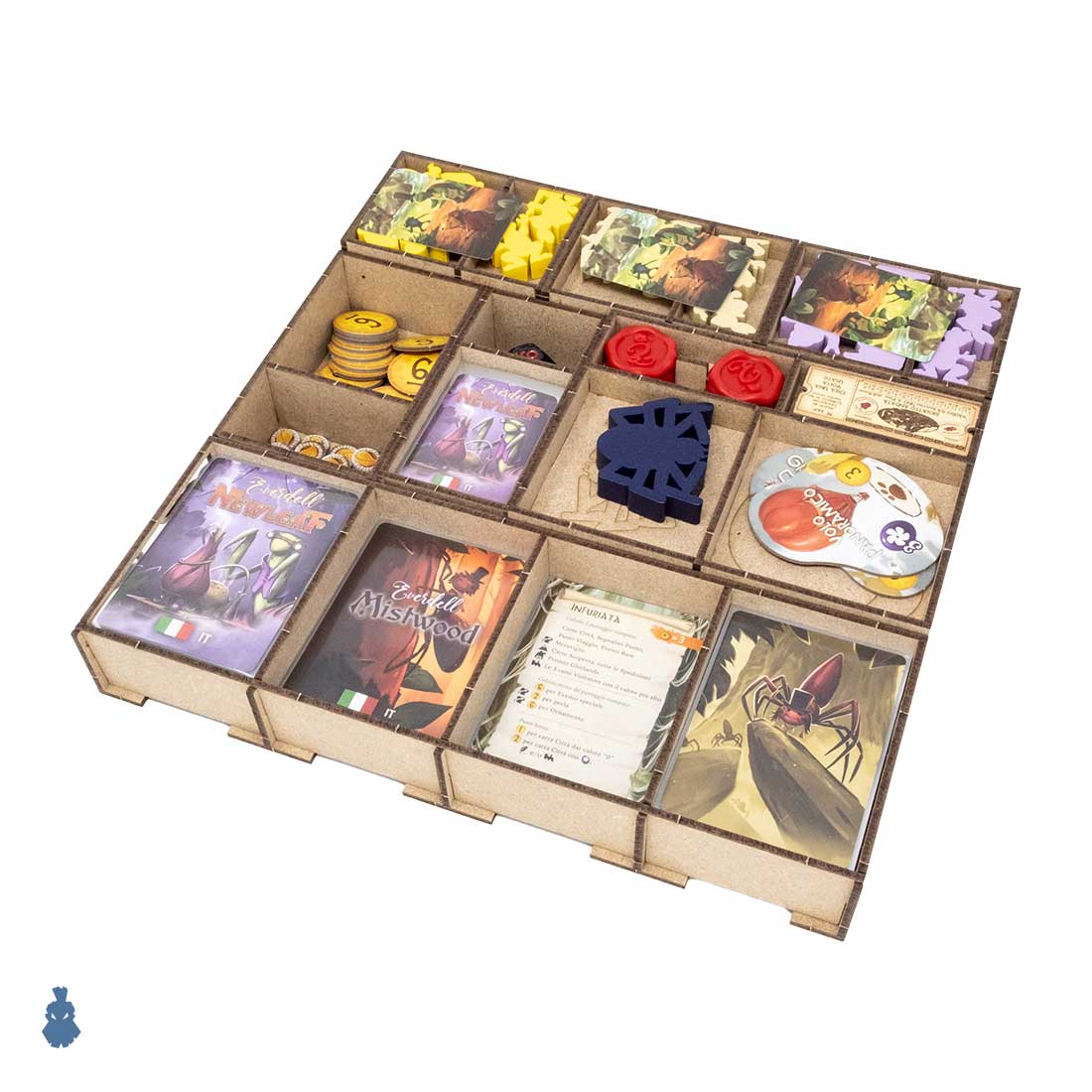 Board Game Insert Organizer Everdell Mistwood Newleaf expansions The Dicetroyers Board Game Insert Organizer Everdell Mistwood Newleaf expansions The Dicetroyers