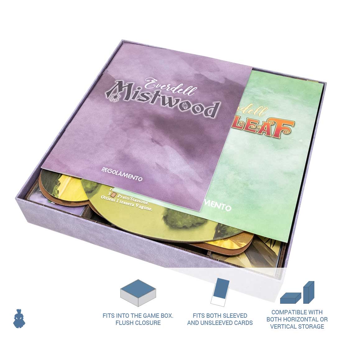 Board Game Insert Organizer Everdell Mistwood Newleaf expansions The Dicetroyers Board Game Insert Organizer Everdell Mistwood Newleaf expansions The Dicetroyers