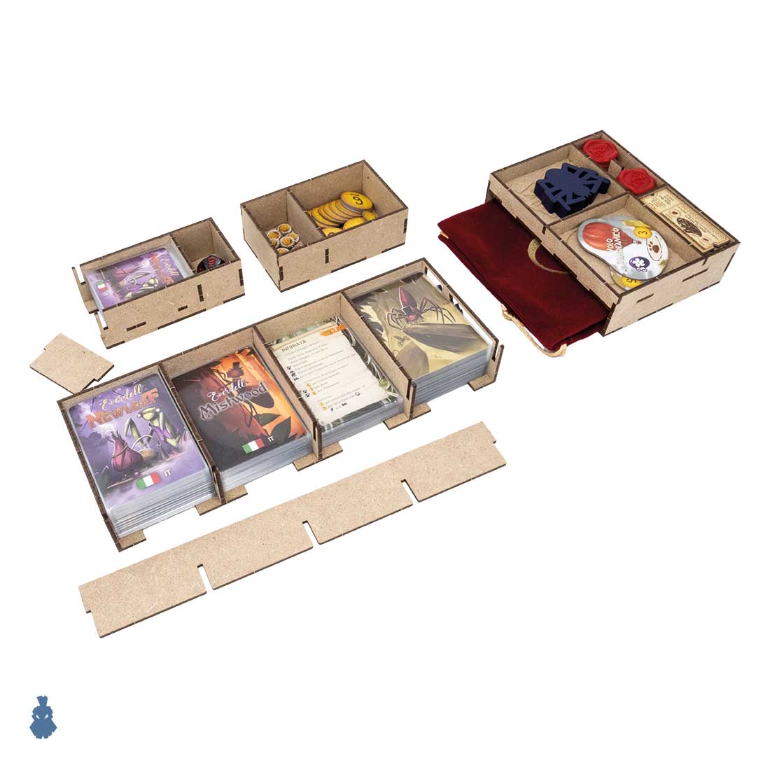 Board Game Insert Organizer Everdell Mistwood Newleaf expansions The Dicetroyers Board Game Insert Organizer Everdell Mistwood Newleaf expansions The Dicetroyers