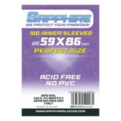 Sapphire card sleeves Dark Lilla Perfect Size 59x86mm 60 micron