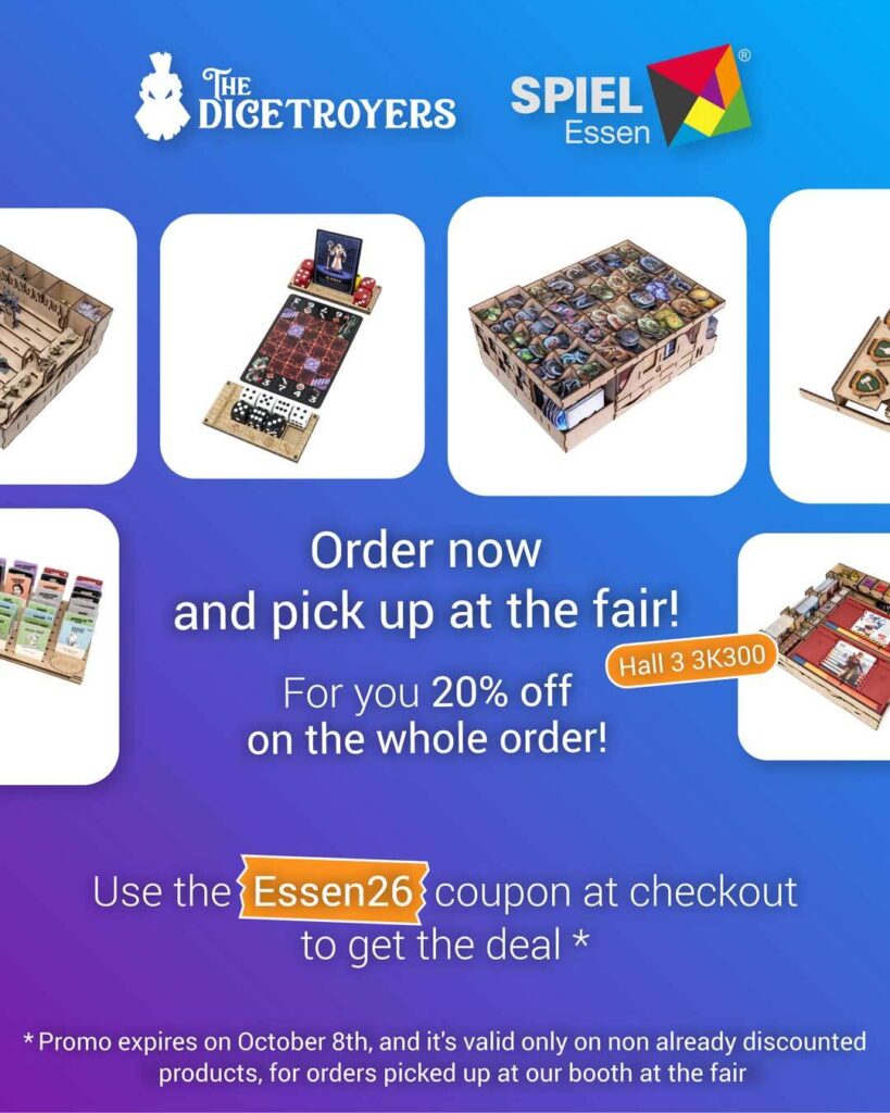 The Dicetroyers Spiel Essen 2026 Promo