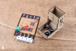 Board Game Accessory One Card Dungeon Dice Tower The Dicetroyers.