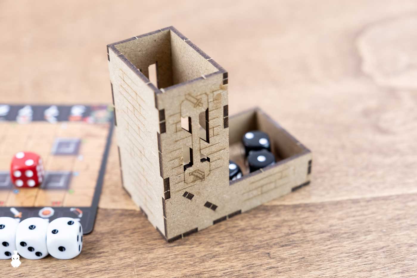Board Game Accessory One Card Dungeon Dice Tower The Dicetroyers. Board Game Accessory One Card Dungeon Dice Tower The Dicetroyers.