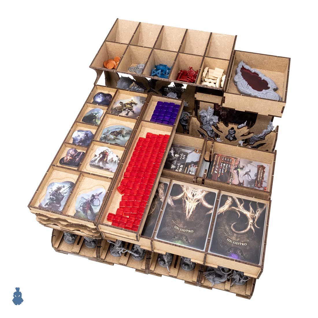 Board Game Insert Organizer Tainted Grail Kings of Ruin The Dicetroyers. Board Game Insert Organizer Tainted Grail Kings of Ruin The Dicetroyers.