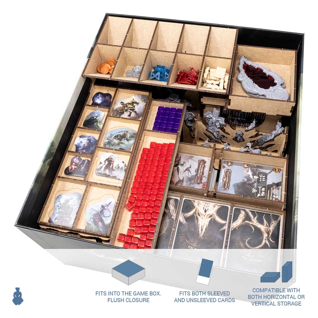 Board Game Insert Organizer Tainted Grail Kings of Ruin The Dicetroyers. Board Game Insert Organizer Tainted Grail Kings of Ruin The Dicetroyers.
